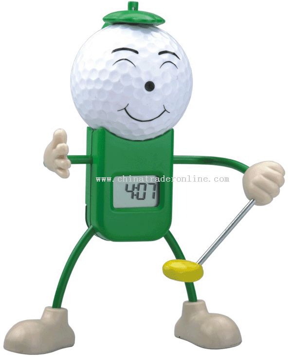 Carton Golf Clock